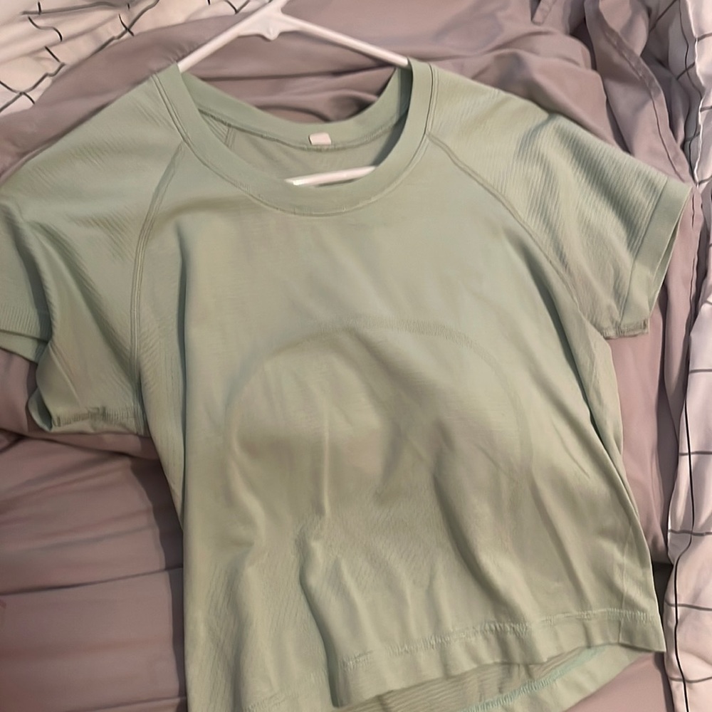 mint color lulu shirt